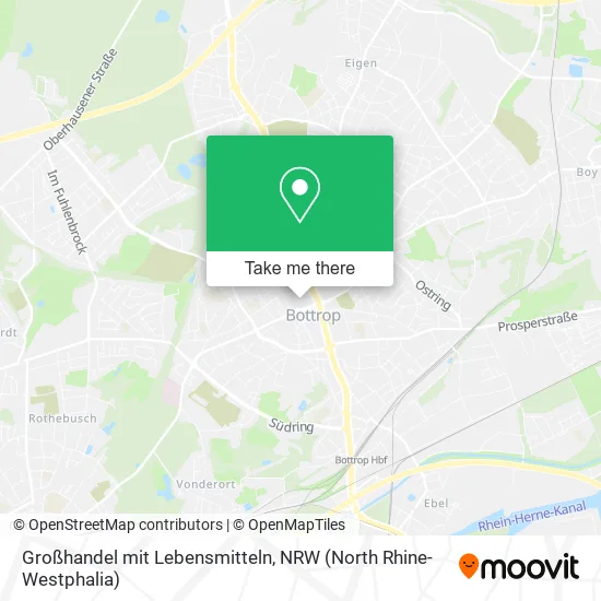 Карта Großhandel mit Lebensmitteln