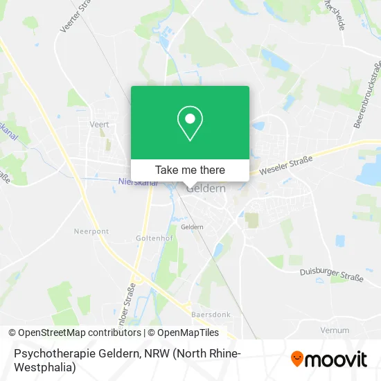 Карта Psychotherapie Geldern
