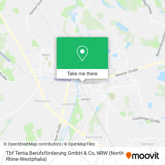 Tbf Tertia Berufsförderung GmbH & Co map