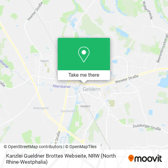 Kanzlei Gueldner Brottes Webseite map