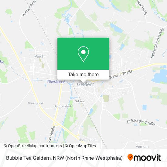 Bubble Tea Geldern map