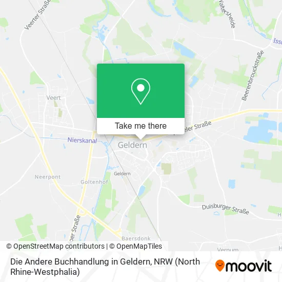 Карта Die Andere Buchhandlung in Geldern