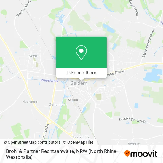 Карта Brohl & Partner Rechtsanwälte