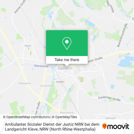Ambulanter Sozialer Dienst der Justiz NRW bei dem Landgericht Kleve map