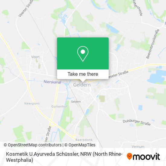Kosmetik U.Ayurveda Schüssler map
