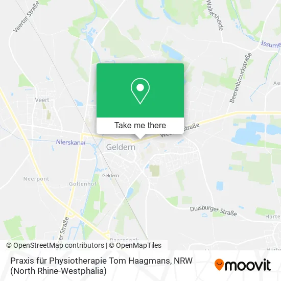 Карта Praxis für Physiotherapie Tom Haagmans
