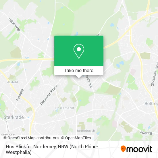 Карта Hus Blinkfür Norderney