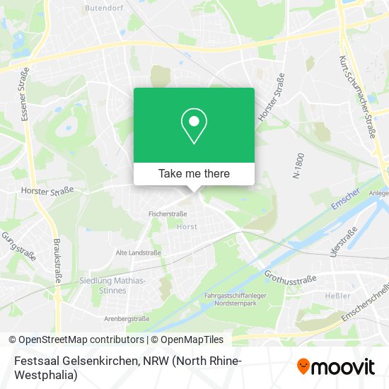 Festsaal Gelsenkirchen map