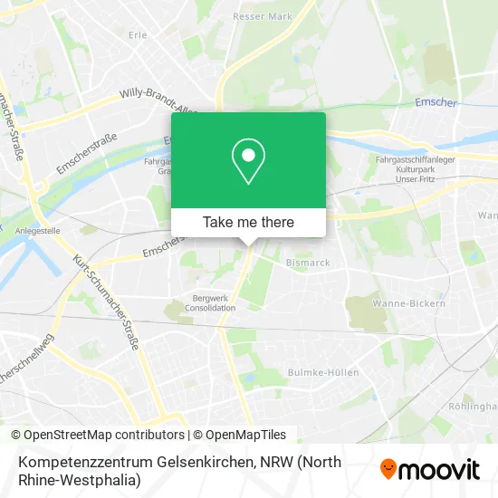 Kompetenzzentrum Gelsenkirchen map