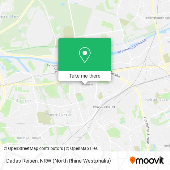 Карта Dadas Reisen