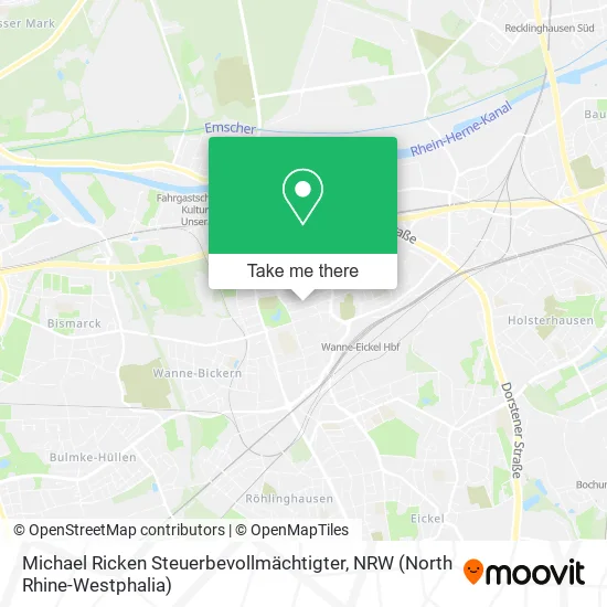 Карта Michael Ricken Steuerbevollmächtigter