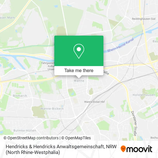 Карта Hendricks & Hendricks Anwaltsgemeinschaft