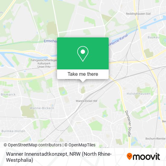 Wanner Innenstadtkonzept map