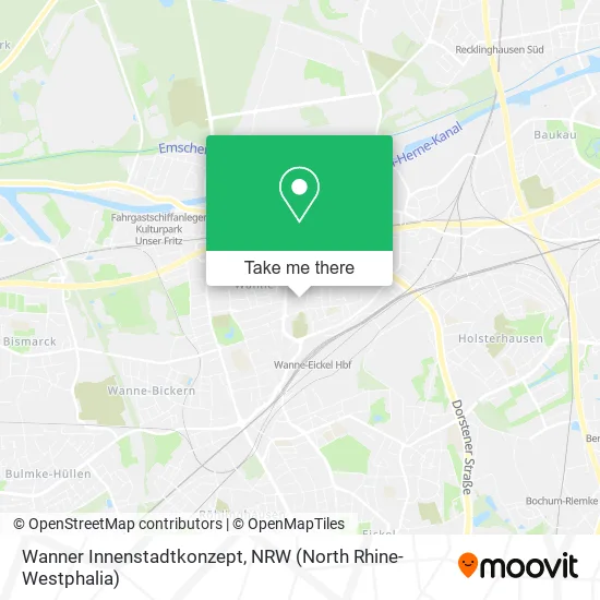 Карта Wanner Innenstadtkonzept