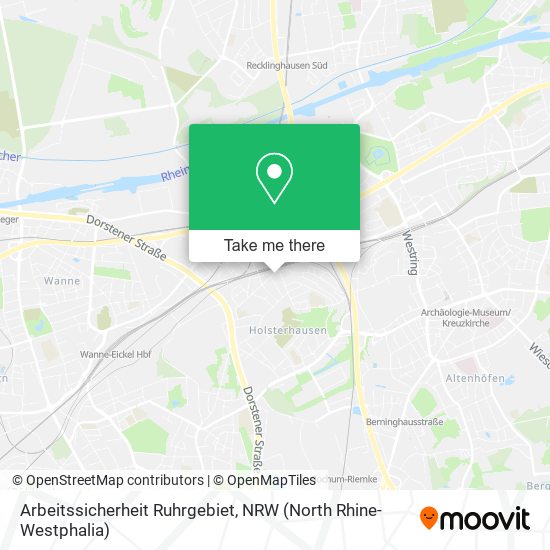 Arbeitssicherheit Ruhrgebiet map