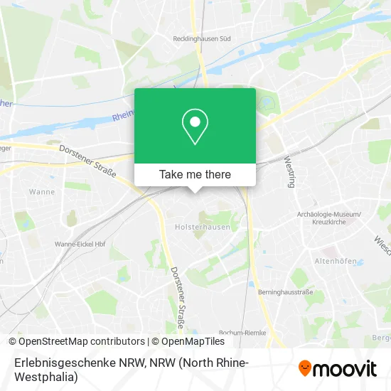 Карта Erlebnisgeschenke NRW