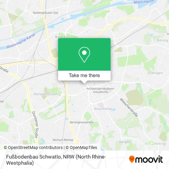 Карта Fußbodenbau Schwatlo