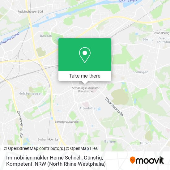 Immobilienmakler Herne Schnell, Günstig, Kompetent map