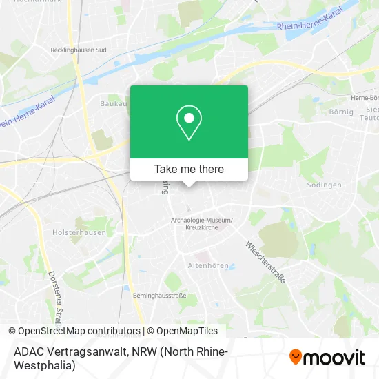 Карта ADAC Vertragsanwalt