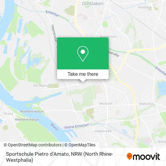 Карта Sportschule Pietro d'Amato
