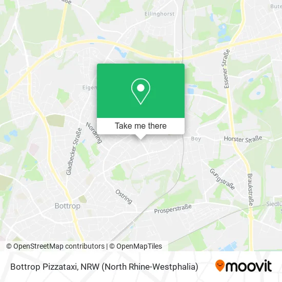 Карта Bottrop Pizzataxi
