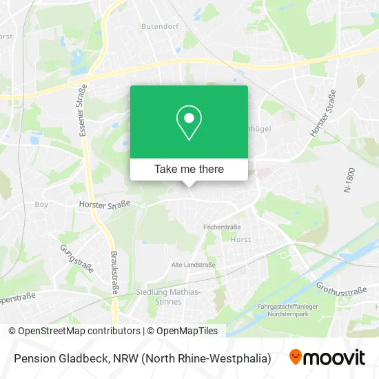 Pension Gladbeck map