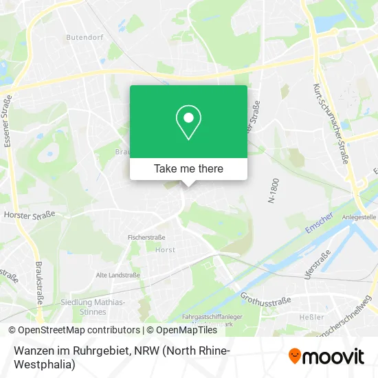 Карта Wanzen im Ruhrgebiet