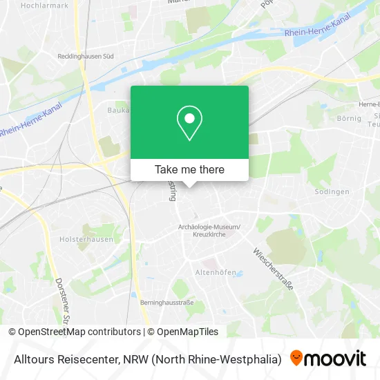 Карта Alltours Reisecenter