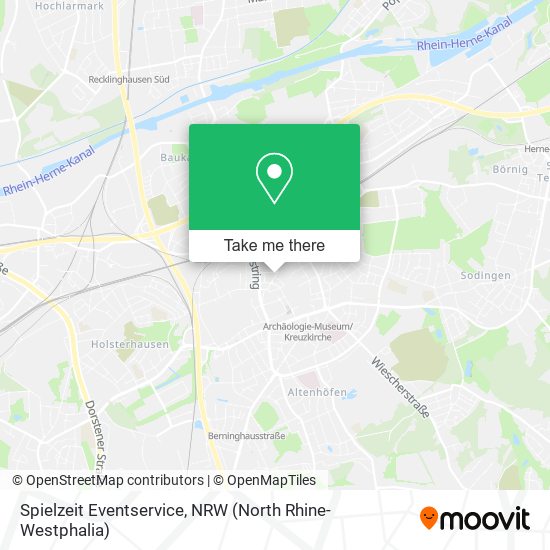 Spielzeit Eventservice map