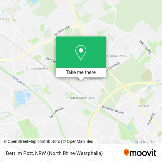 Карта Bett im Pott