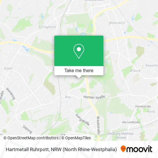 Hartmetall Ruhrpott map