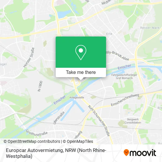 Карта Europcar Autovermietung