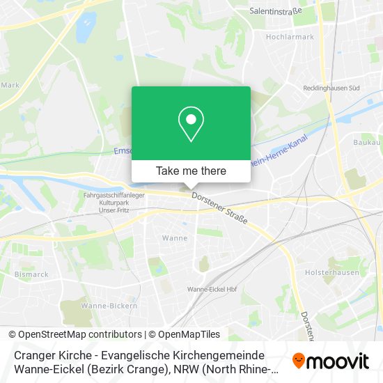 Cranger Kirche - Evangelische Kirchengemeinde Wanne-Eickel (Bezirk Crange) map