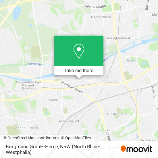 Borgmann GmbH-Herne map