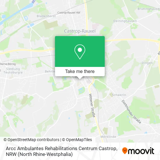Карта Arcc Ambulantes Rehabilitations Centrum Castrop