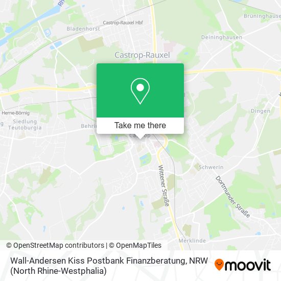 Wall-Andersen Kiss Postbank Finanzberatung map