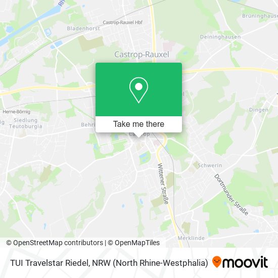 TUI Travelstar Riedel map