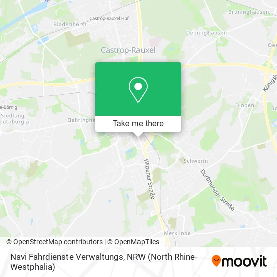 Карта Navi Fahrdienste Verwaltungs