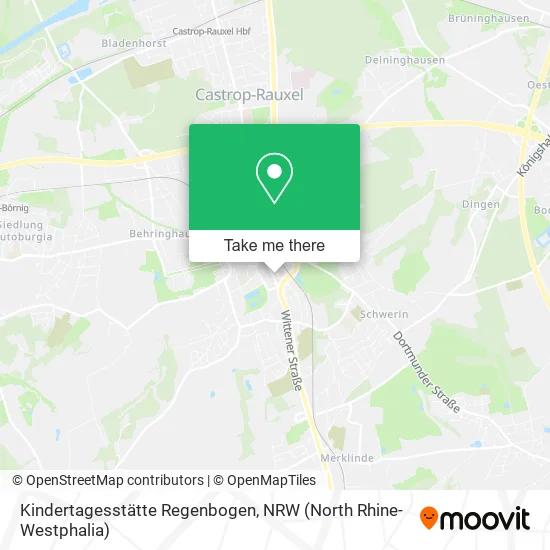 Карта Kindertagesstätte Regenbogen