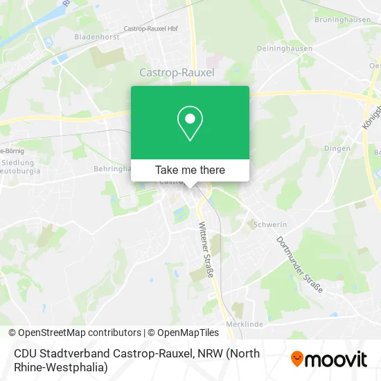 Карта CDU Stadtverband Castrop-Rauxel