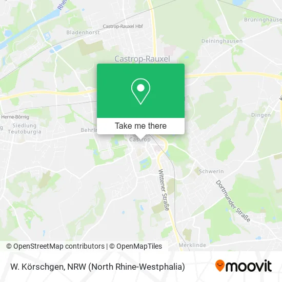 Карта W. Körschgen