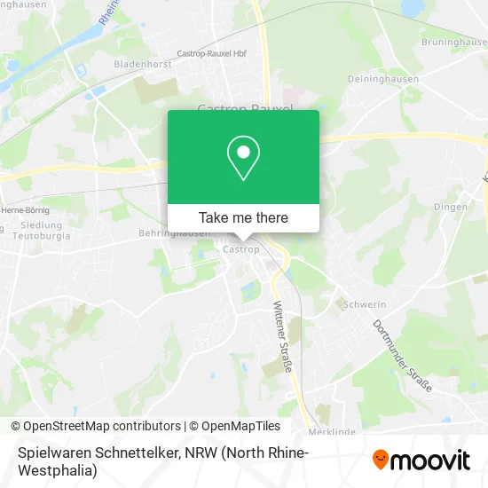 Карта Spielwaren Schnettelker
