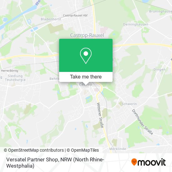 Versatel Partner Shop map