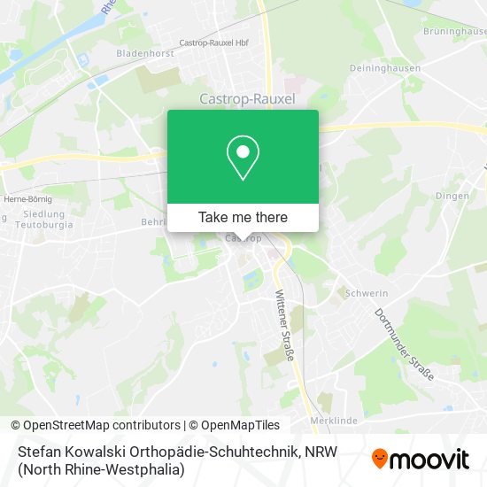 Stefan Kowalski Orthopädie-Schuhtechnik map