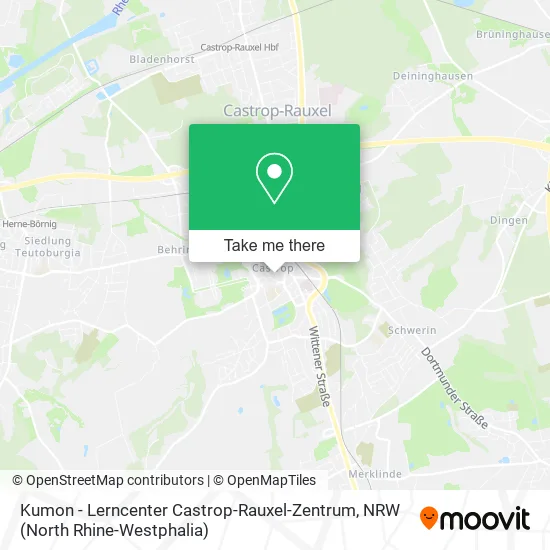 Карта Kumon - Lerncenter Castrop-Rauxel-Zentrum