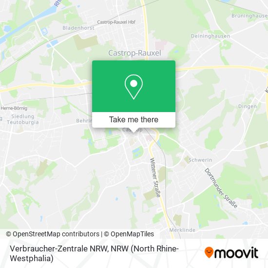 Verbraucher-Zentrale NRW map