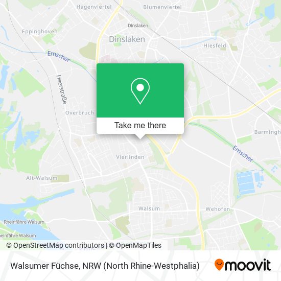 Walsumer Füchse map