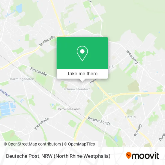Deutsche Post map