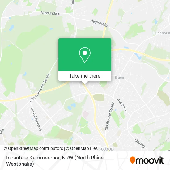 Incantare Kammerchor map