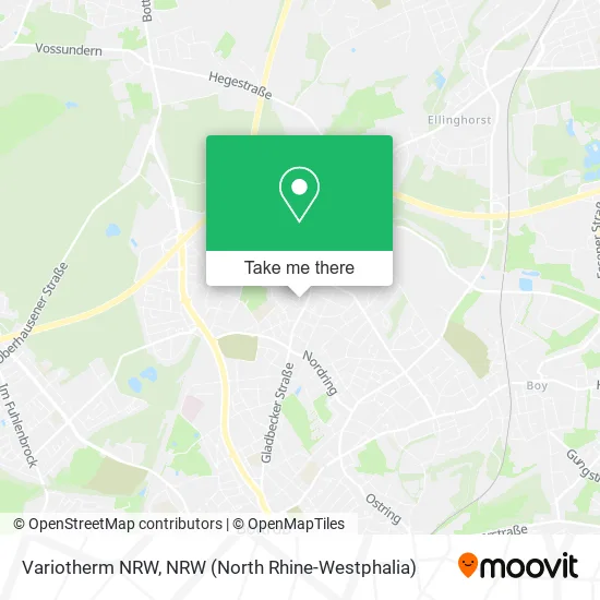 Карта Variotherm NRW
